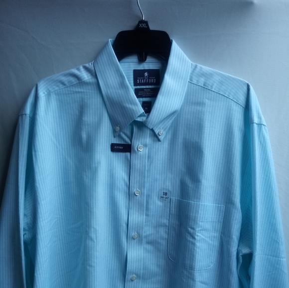 stafford fitted dress shirts